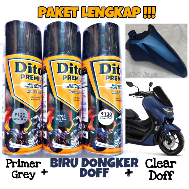 Jual Paket Lengkap Pilok Pylox Diton Premium Primer Grey Biru Dongker