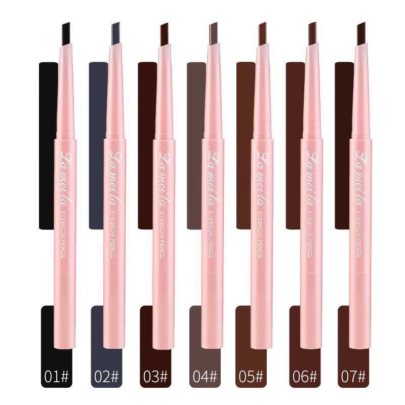 Lameila Pensil Alis 7 Warna Double Head Waterproof And Long Lasting 2013