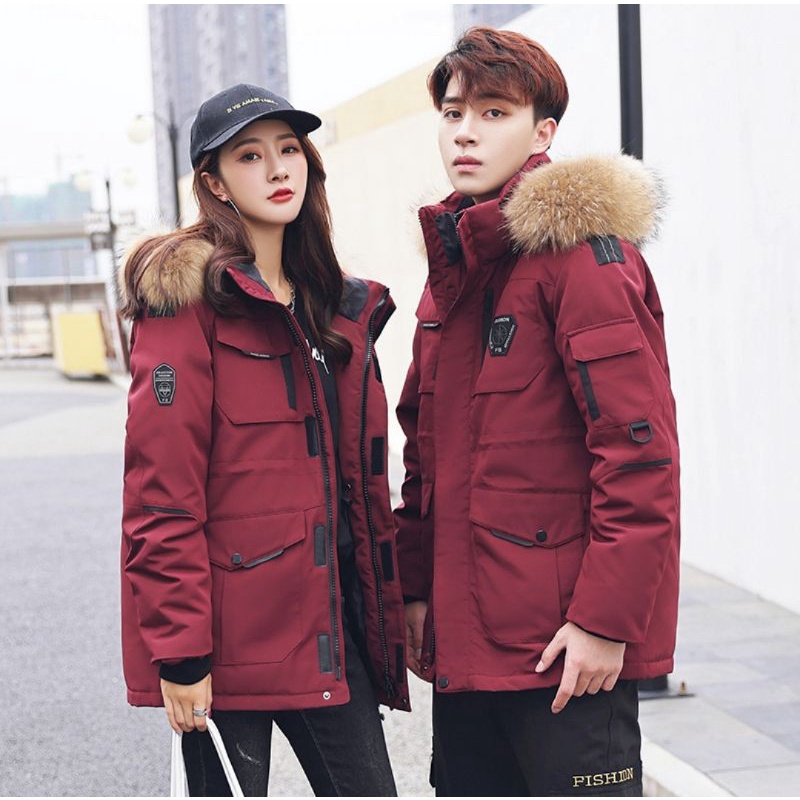 COAT JAKET PRIA DAN WANITA UNISEX COUPLE WINTER MUSIM DINGIN NO REPLIKA