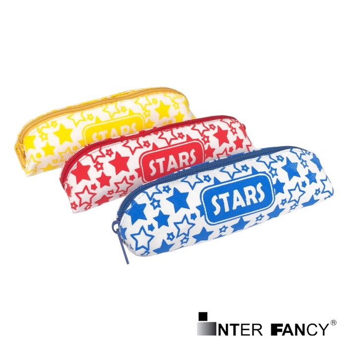 

Kotak Pensil / Pencil Case Kain Segitiga Star Motif