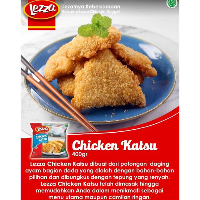 Lezza Chicken Katsu 400gr / Ayam Katsu