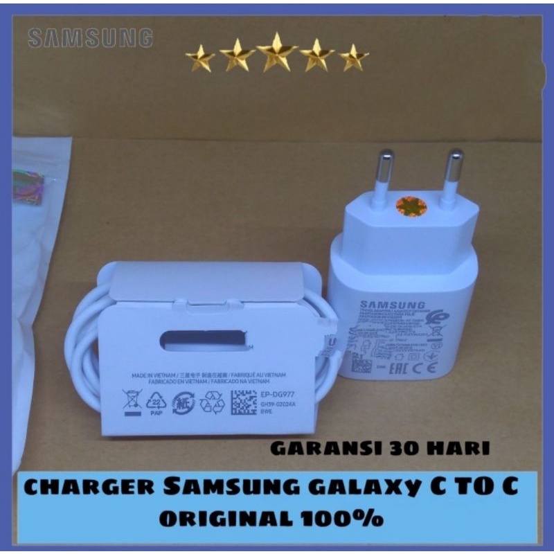 CHARGER SAMSUNG ORIGINAL SAMSUNG A72 A52 A53 5G A32 TYPE C