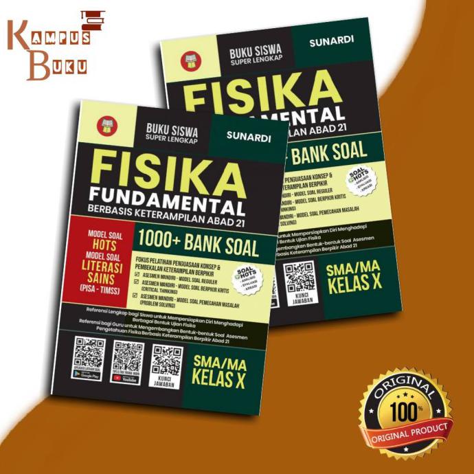 

Buku Fisika SMA : Fisika Fundamental SMA Kelas 10 - ORI - Kualitas Jaminan Bergaransi