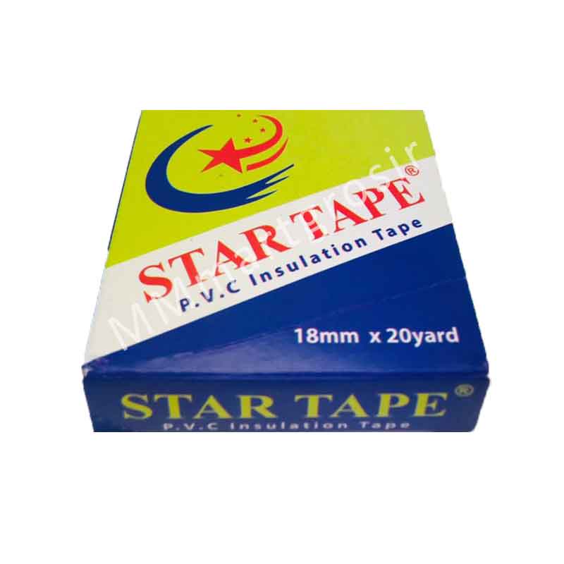 Star Tape / Lakban Hitam / Lakban PVC / 18mm x 20yard