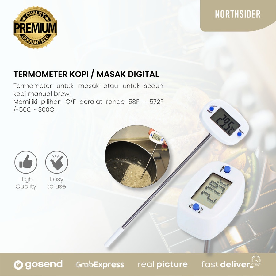 TERMOMETER DIGITAL - DIGITAL THERMOMETER - KOPI MASAK BAKING COOKING