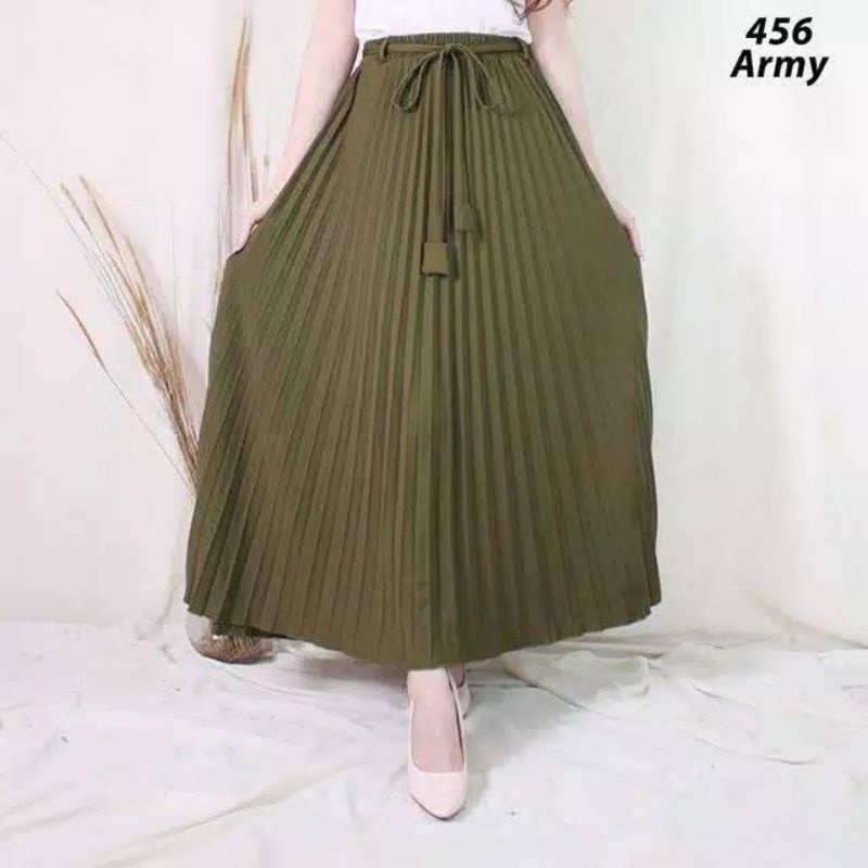 Rok PIisket Prada import premium bahan tebaI  bisa cod