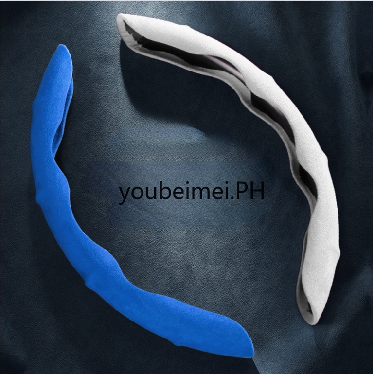 2pcs / Set Cover Stir Mobil Bentuk Y Bahan Suede Untuk Tesla Model 3 Model