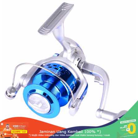 (BISA COD) RVOSTR Debao Reel Pancing CS4000 8 Ball Bearing 5.2:1 Gear Ratio