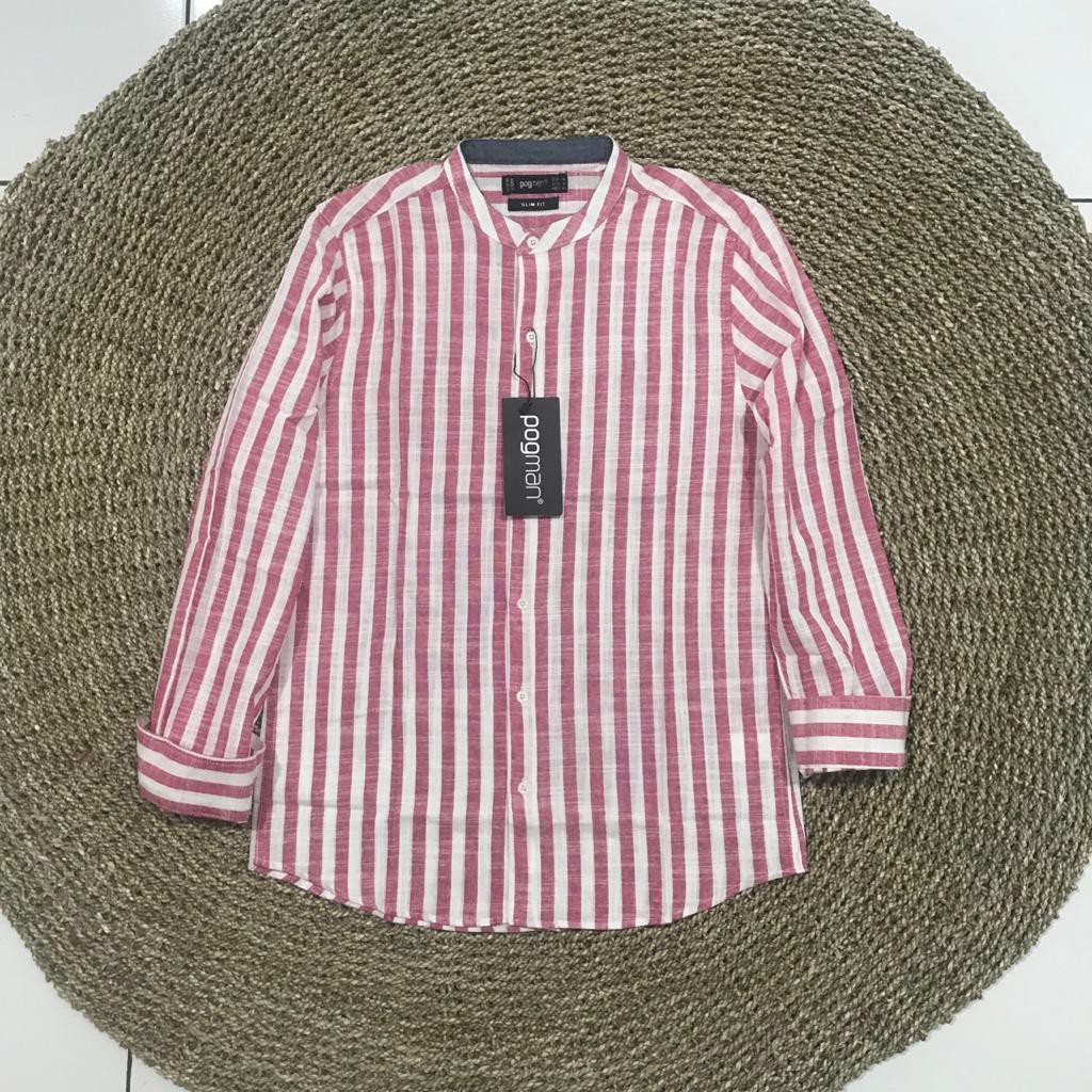 Kemeja Pria Kemko Lengan Panjang Cotton Premium POGMAN