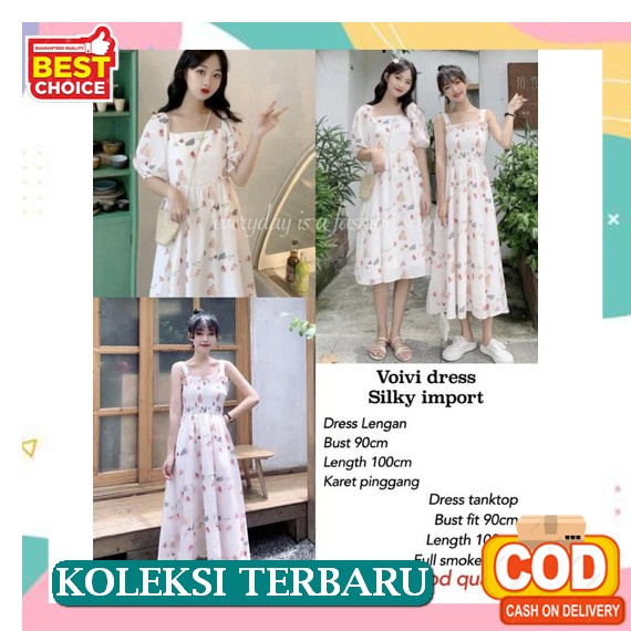 Baju Dress Wanita Natal Trandy Terbaru 2021 Model Kekinian Dress Pesta Kondangan Natalan Imlek Tahun