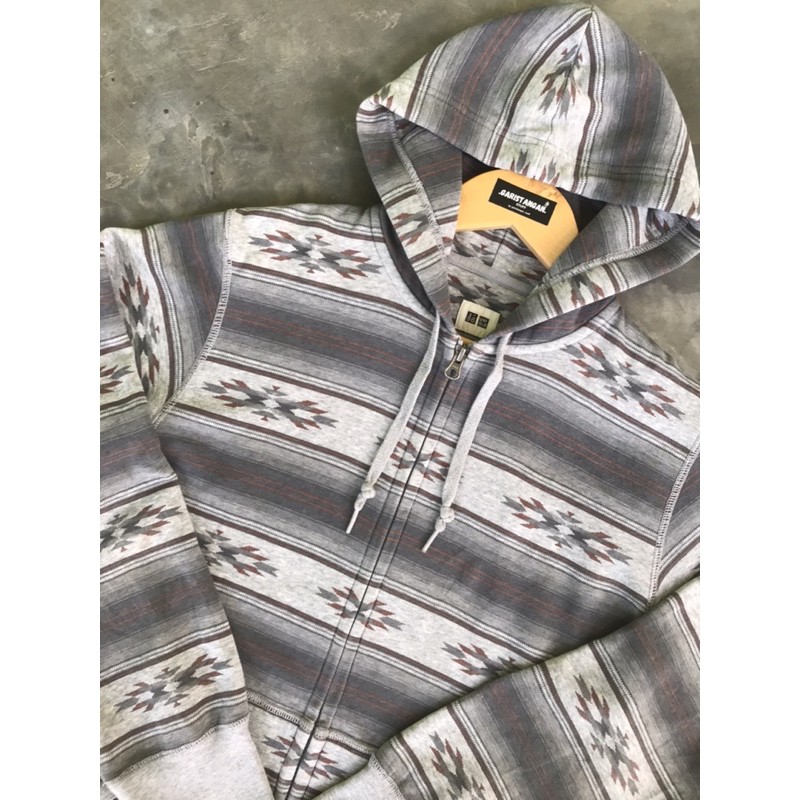 Zipper Hoodie Uniqlo Navajo Original Fulltag Murah
