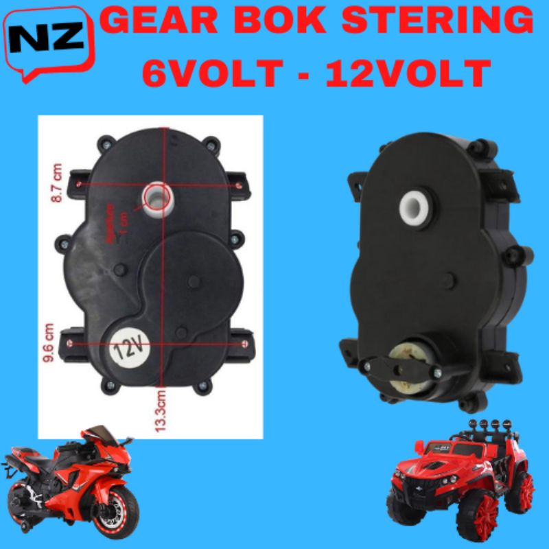 Gear Box Stir 6/12volt Mobil Mainan Aki