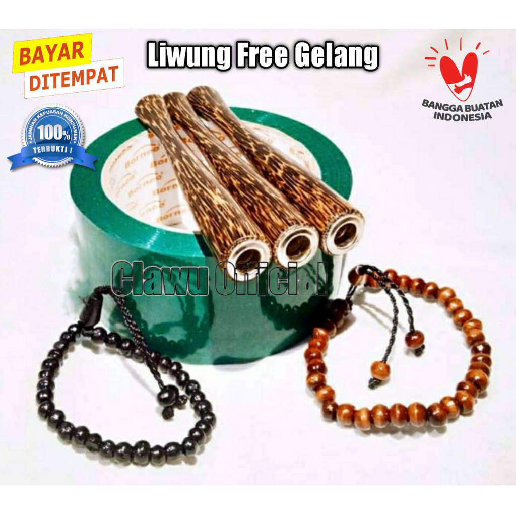 Pipa Kayu Liwung Macan Original Gratis Gelang Kayu Galih Asem