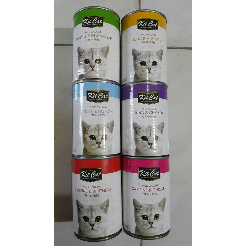 Kit Cat 400gr Makanan Kucing Kaleng Can Wet Food Wetfood 400 Gr