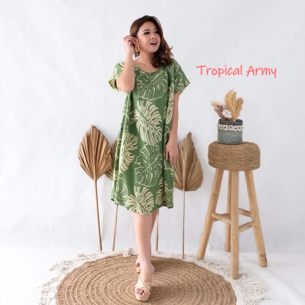 Daster Bali Dress Bali-DST TROPICAL ARMY