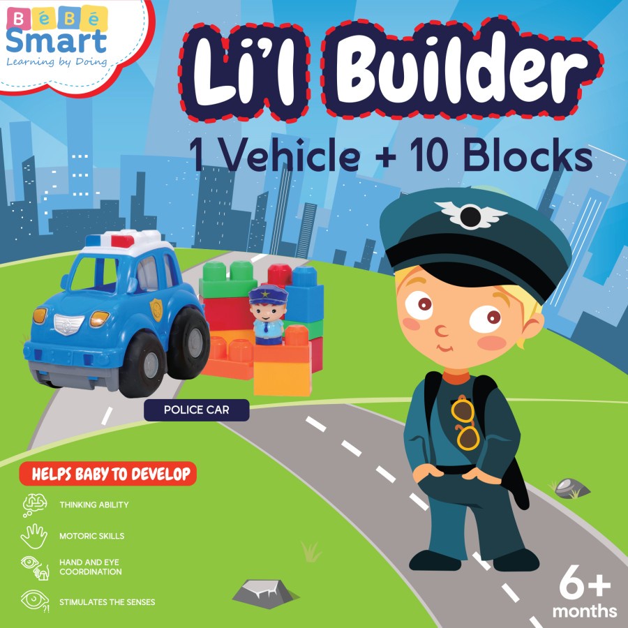 Bebe Smart Li'l Builder | Mainan Anak