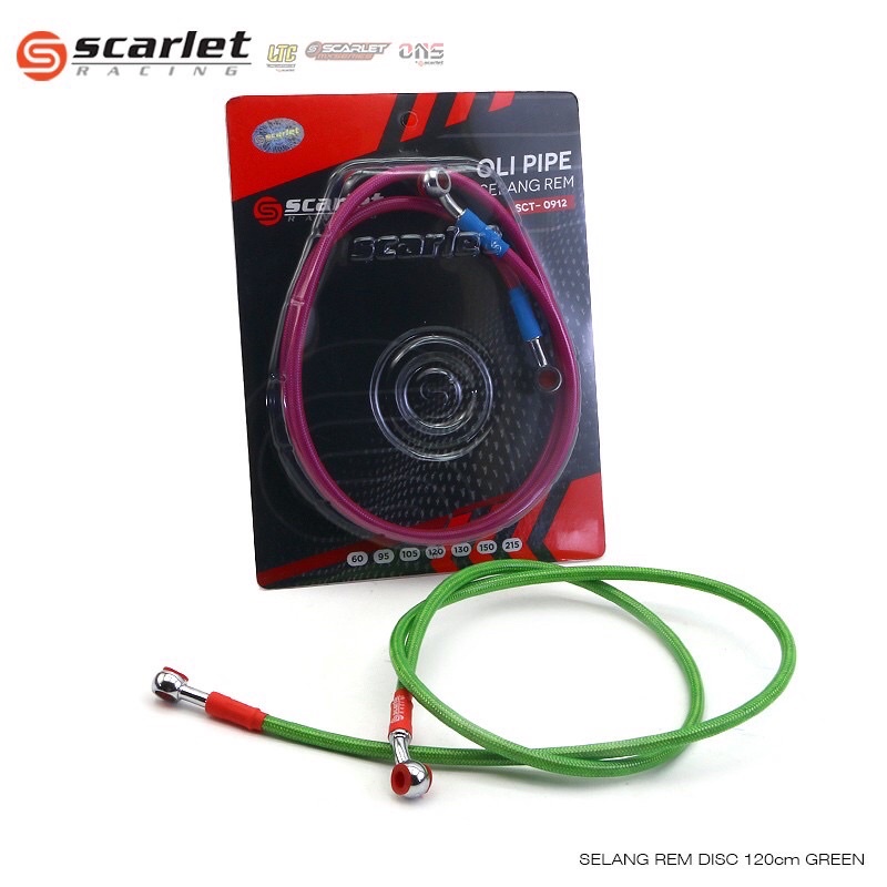 SELANG REM DEPAN 95CM DAN 120 CM UNTUK SEMUA MOTOR SCARLET RACING