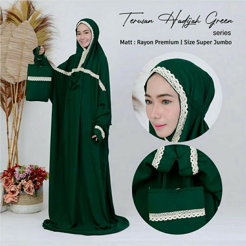 mukena khadijah terusan |mukena terusan murah terlaris