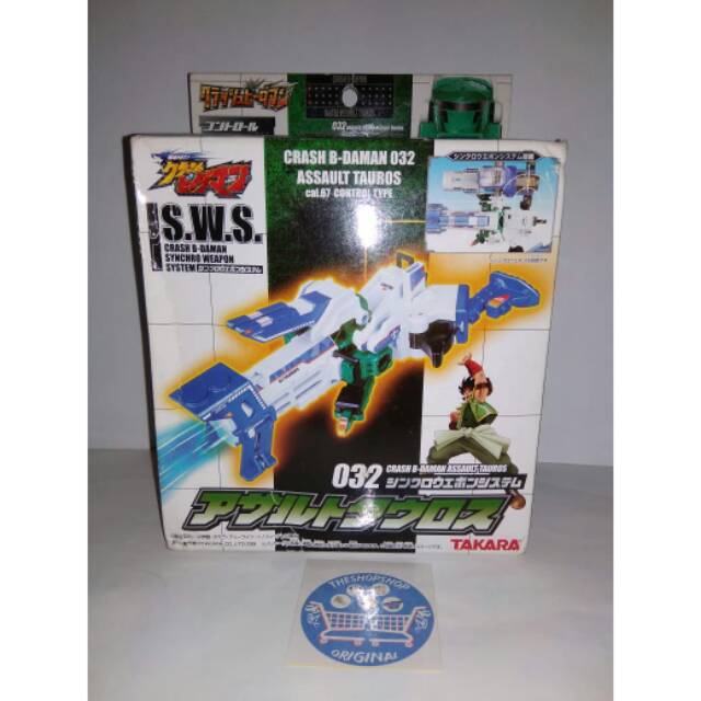 Takara Tomy Crash B-Daman 032 Assault Tauros Original