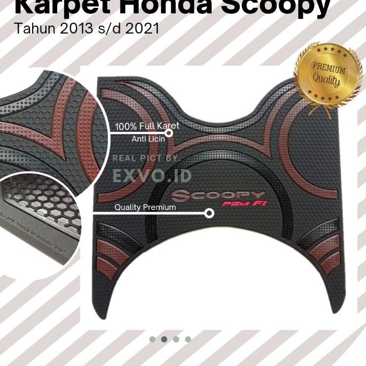 Hadir Termurah KARPET MOTOR  SCOOPY 2013 sd 2022 | Karpet Scoopy | Karpet Motor