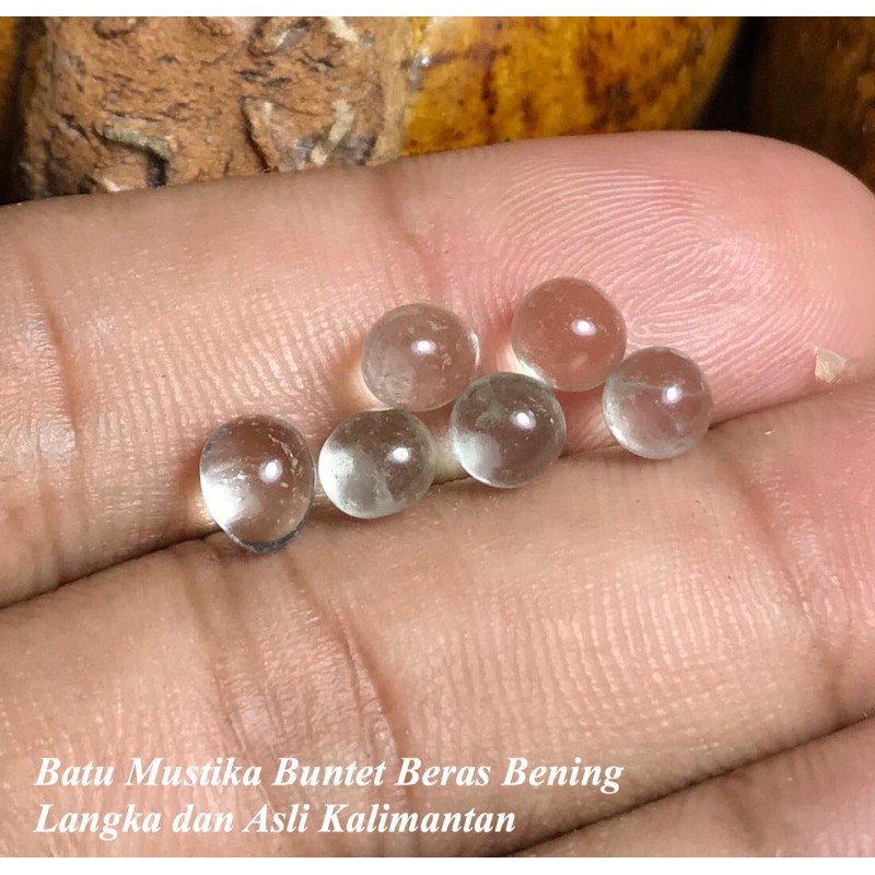 

Batu Mustikaa Buntet Air Beras Bening Harga Untuk 2PCS