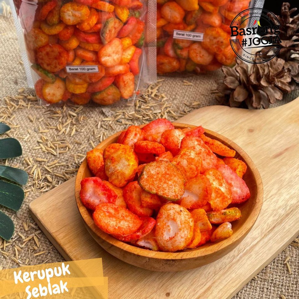 Jual Kerupuk Seblak/ Kerupuk Jablay/ Kerupuk Pedas / Kerupuk Renyah