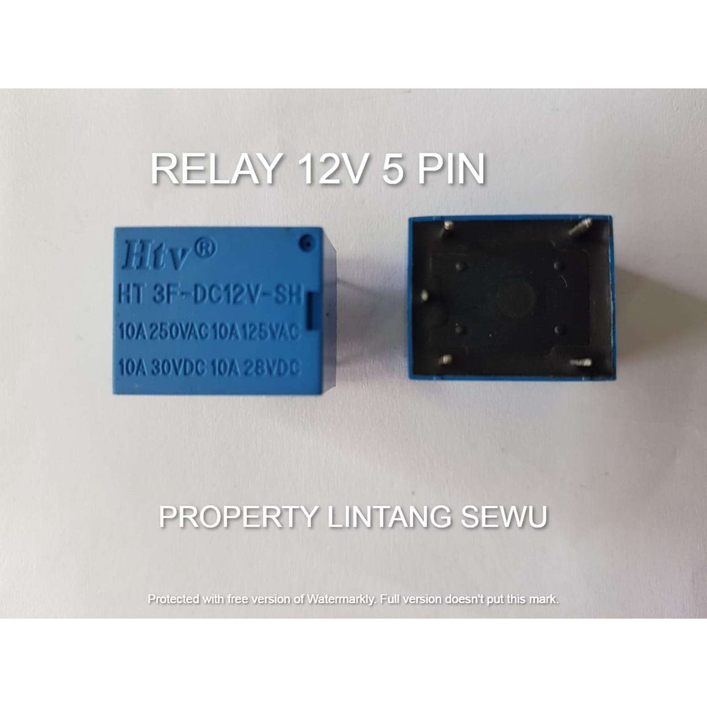 RELAY RILAY RILAI N12V 12 VOLT 5 PIN 5 KAKI T73