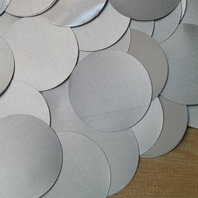 100pcs Seal Botol Kaca 55mm - Seal Alumunium Foil untuk Botol Kaca