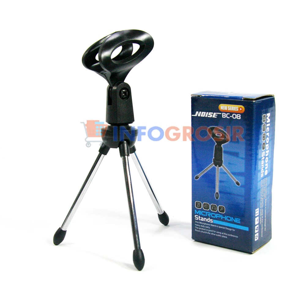 Stand Tripod Mic Noise kaki 3 BC-08 New Series NS-102