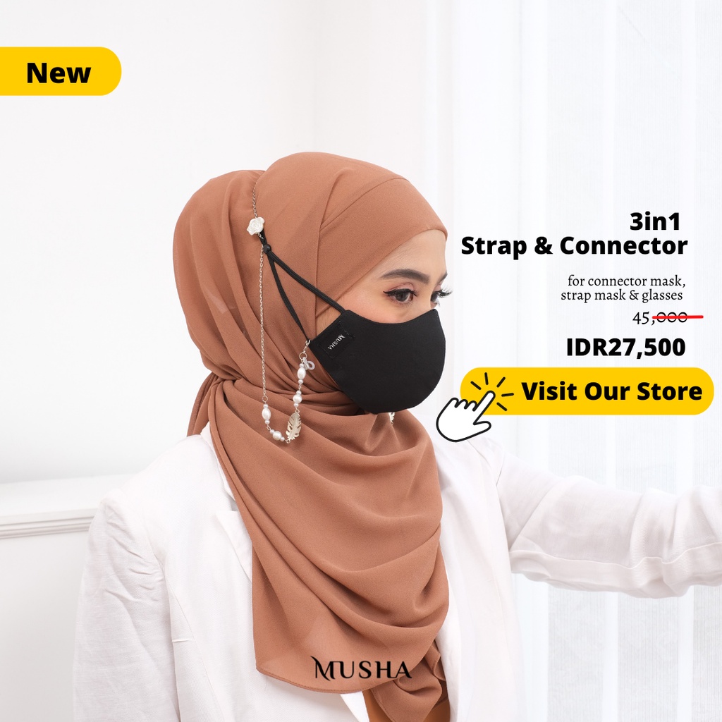 MUSHA Pearl Connector Mask | Tali / Konektor Masker