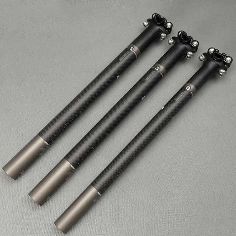 WACAKO Seatpost Sepeda Carbon Fiber Superlight Road Bike 27.2-400mm