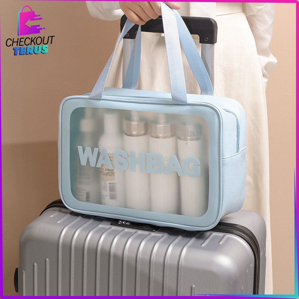 CT T40 Tas WASHBAG Waterproof Pouch Travel Make Up Multifungsi Bag Organizer Tas Kosmetik Portable Tas Sabun Peralatan Mandi Traveling