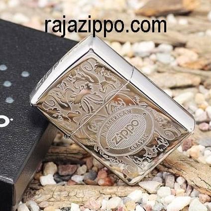 ZIPPO ORIGINAL 24751 American Classic Made In USA | Stok LENGKAP