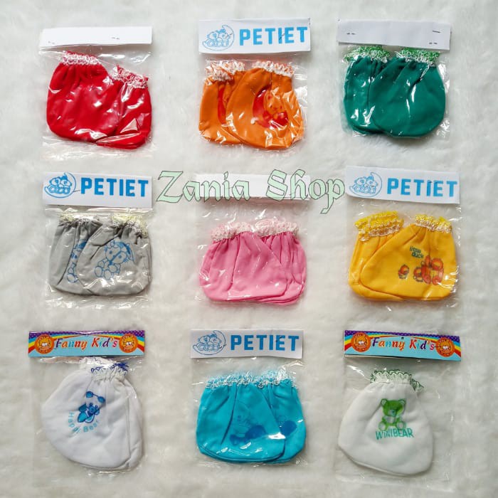 Set Sarung Tangan Kaki Bayi Newborn Cewek Cowok