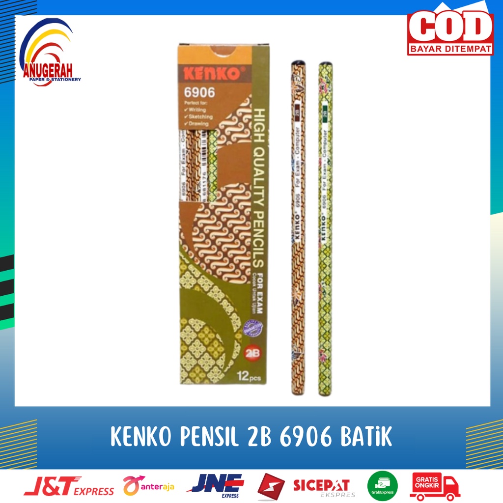 

KENKO PENSIL 2B 6906 BATIK (LSN)