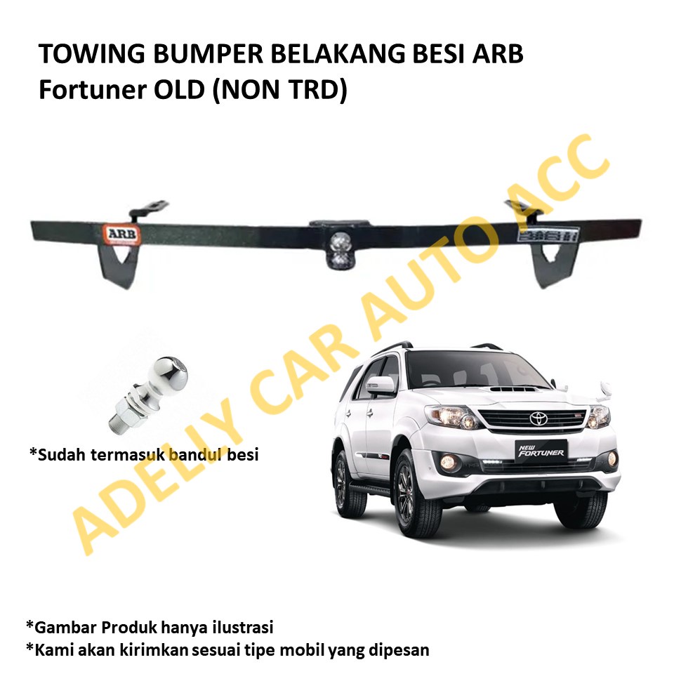 Towing Besi Belakang ARB Mobil Toyota Fortuner Lama TIPE NON TRD
