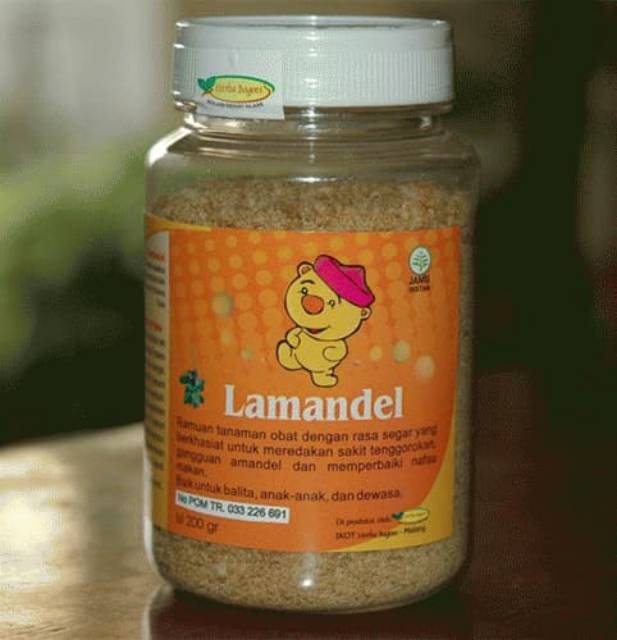 Lamandel 200gr Kemasan Botol - Obat Amandel