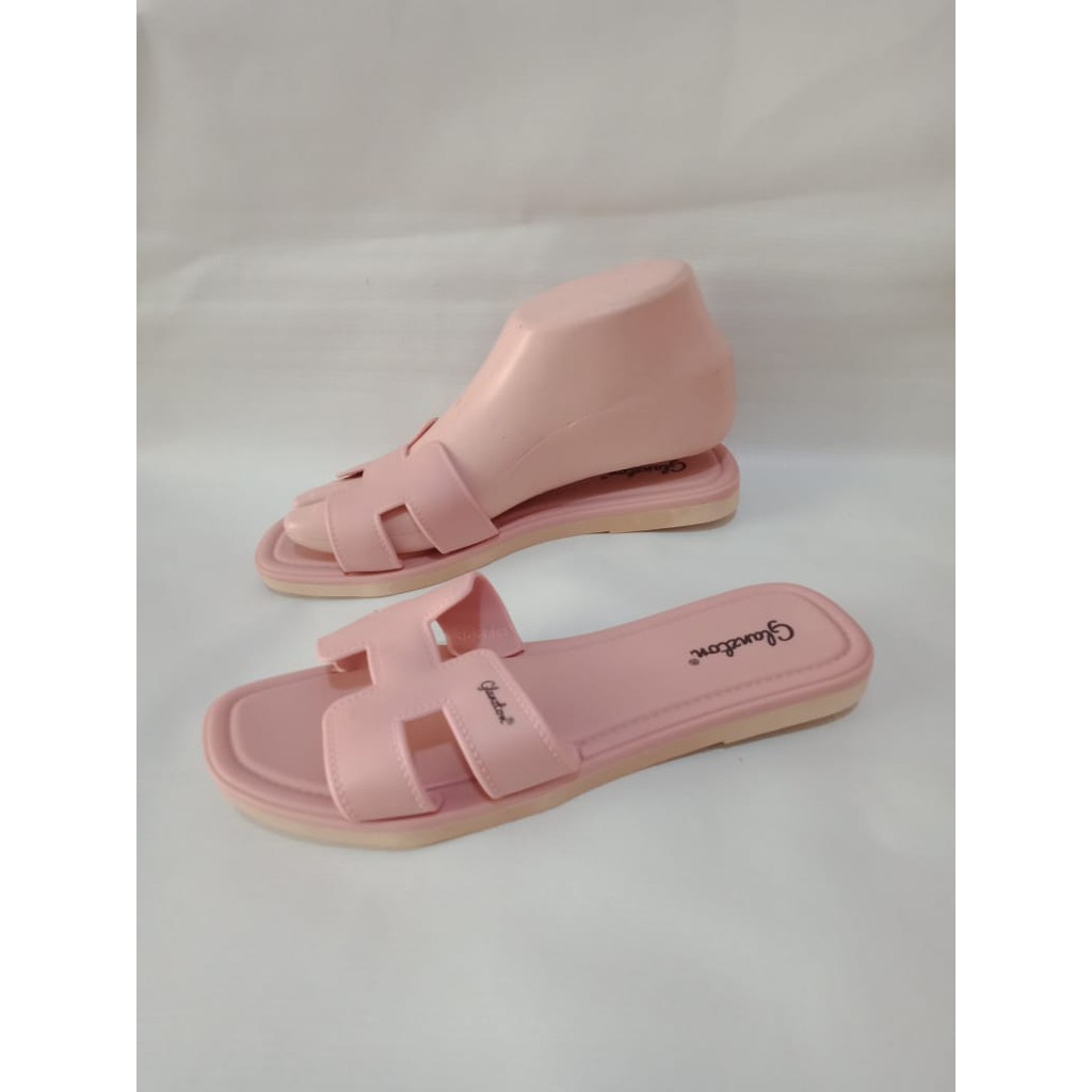 SANDAL SELOP WANITA IMPOR GLANZTON L-1838-QPS UK. 37-41