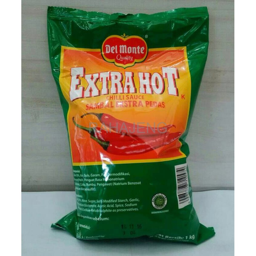 

SAMBAL EXTRA HOT DELMONTE 1Kg