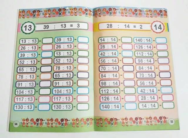 Buku Anak - Belajar Matematika Penjumlahan Pengurangan Perkalian Pembagian