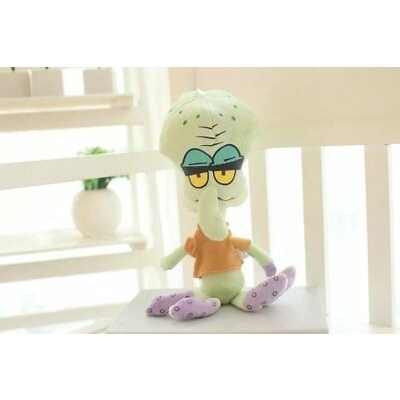 6pcs 20cm Mainan SpongeBob SquarePants Patrick Star Squidward Tentacles Plush Toys Kids Gift Boneka