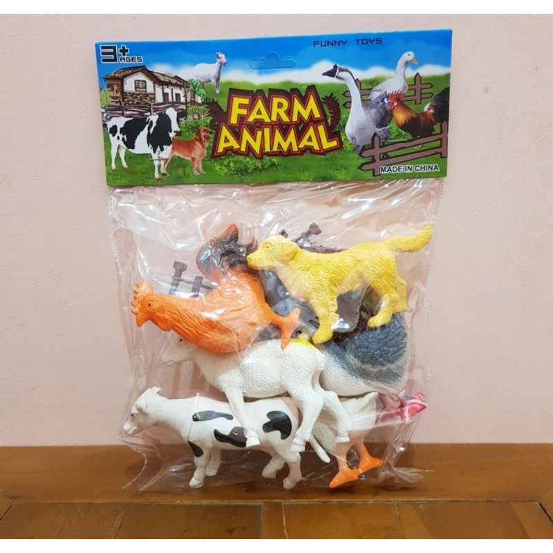 Jual Mainan Farm Animal Set Hewan Unggas Dan Ternak | Shopee Indonesia