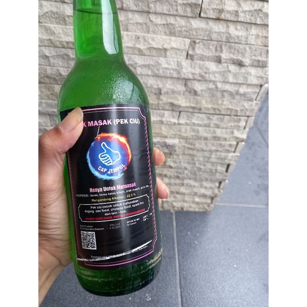 

Pek ciu-Anggur beras-arak-masak-arak putih-620ml-jempol