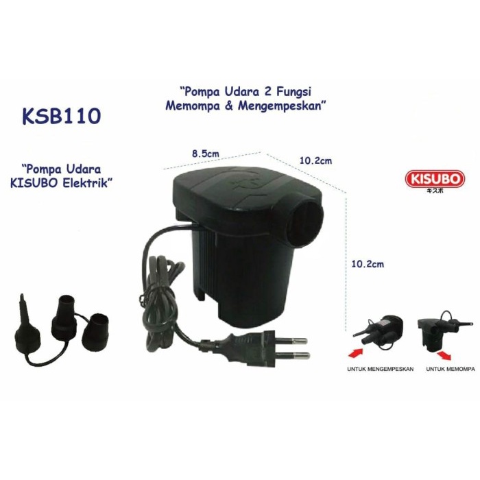 Pompa Udara Elektrik Listrik Kisubo KSB110 Electric Air Pump