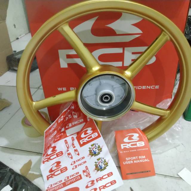 VELG RACING BOY JUPITER Z - VEGA R - RX KING -JUPITER MX LAMA - VEGA ZR - F1ZR - JUPITER Z1 - GOLD