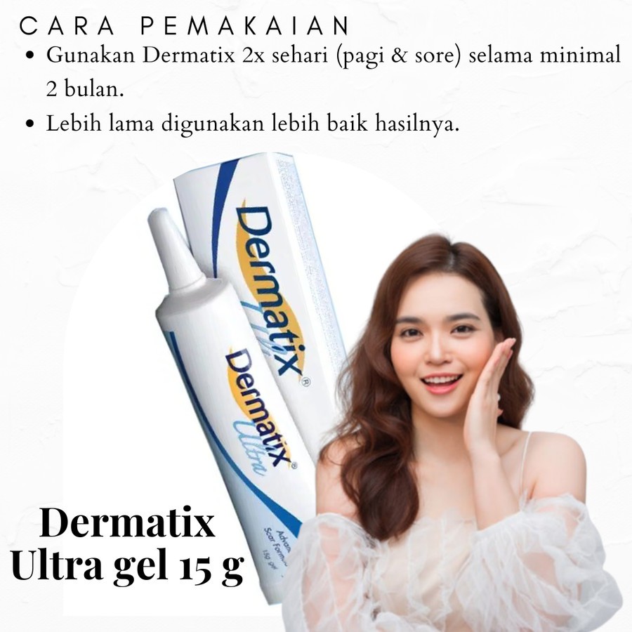 Dermatix Ultra Penghilang Bekas Luka 15 gram Original Dermatik penghilang bekas luka Strechmark Keloid