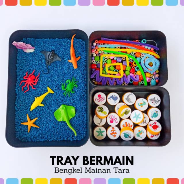 Montessori Tray Tray Bermain Nampan Montessori Montessori Tray Tray Bermain Nampan Montessori