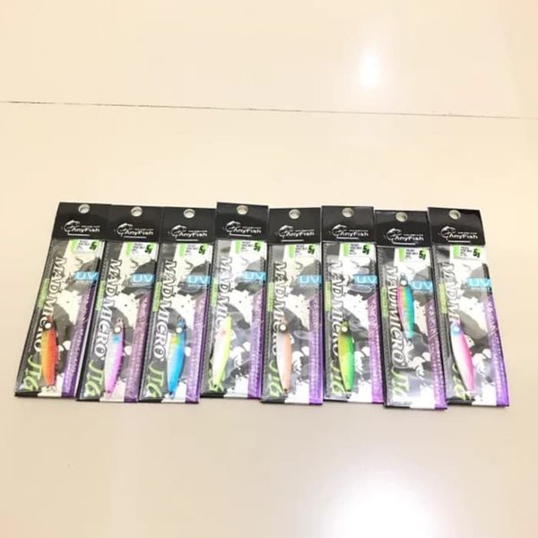 Umpan Micro Jig 5 gram UV Bright Pancingan Lengkap