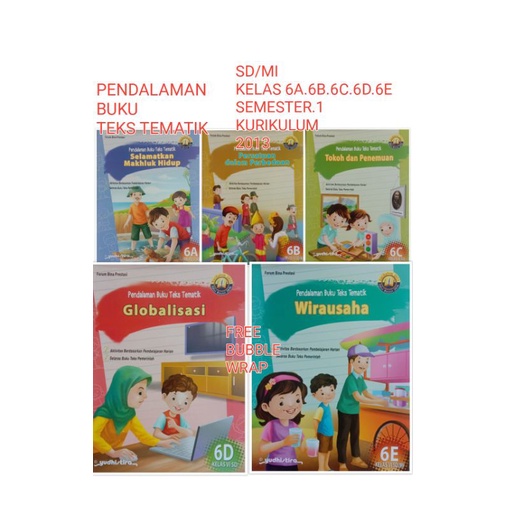 PENDALAMAN BUKU TEKS TEMATIK.SD/MI.KELAS.6A.6B.6C.6D.6E.SEMESTER 1.KURIKULUM.2013