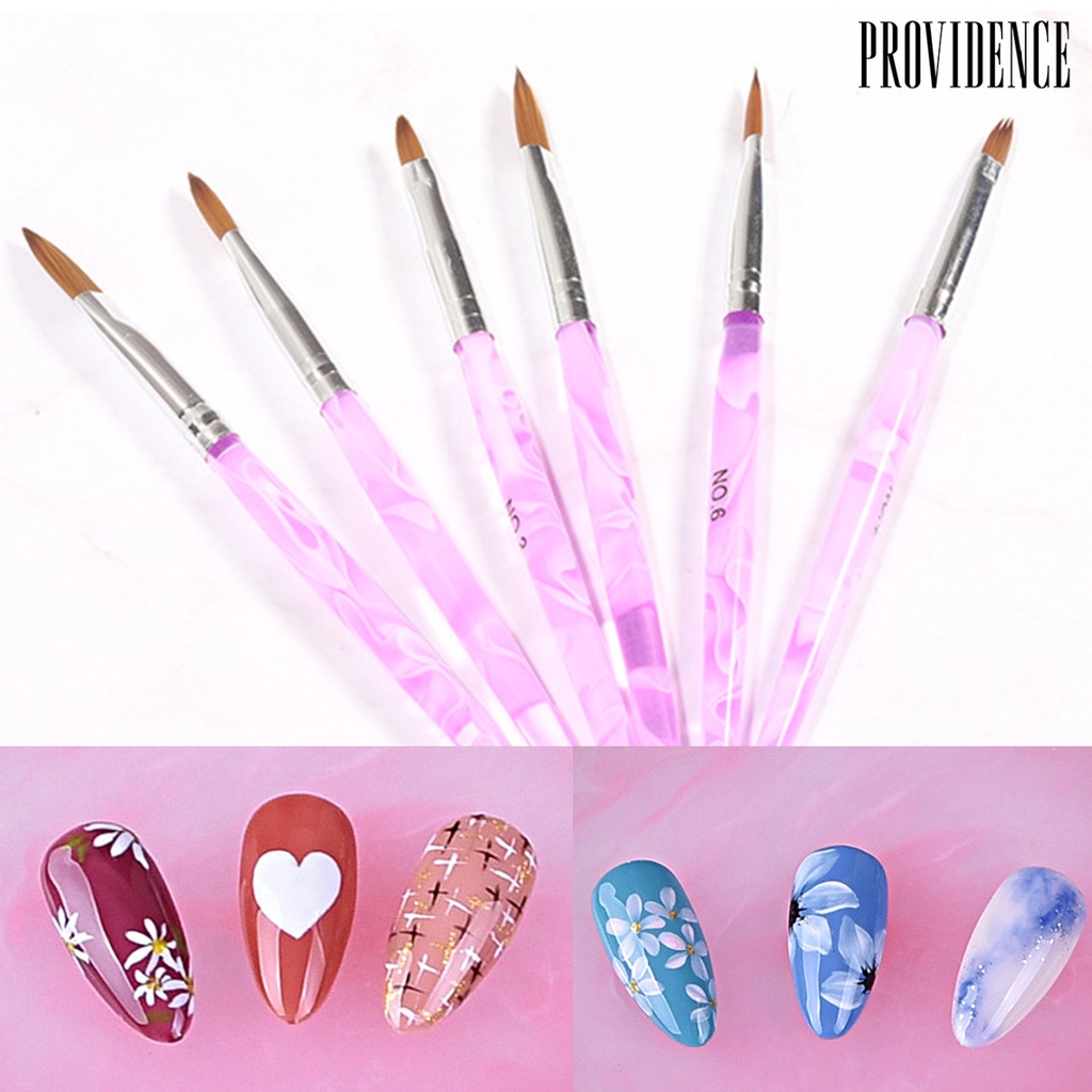 Providence 19pcs / Set Pen Dotting Gel Uv Multifungsi Ultra Tipis Gagang Ergonomis Untuk Nail Art